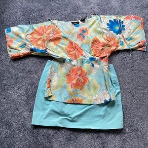 Express floral blouse.
